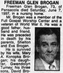 Freeman Glen Brogan (1923-1997)