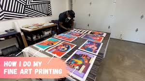 It s important to export your art in the highest quality to make sure you don t lose any detail. How I Do My Fine Art Printing Process How To Make Prints Of Your Art Youtube