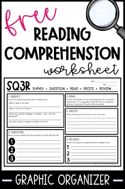 Maximize Reading Comprehension With Sq3r Reading Comprehension Worksheets Improve Reading Comprehension Reading Comprehension