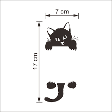 aliexpress com koop grappig diy leuke kat schakelaar muur stickers stickers salon huisdecoratie slaapkamer decoratie kattenmuur kinderkamer verlichting katten
