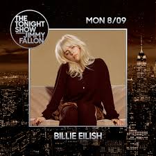 Billie eilish, music, simple background, dark hair, tongue out. Billie Eilish On Twitter Tune In To Fallontonight At 11 35 10 35c To Watch Billie Perform Happier Than Ever And Chat With Jimmyfallon