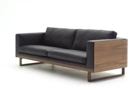 Ein sofa sollte sich den gegebenheiten in deinem wohnzimmer anpassen. Modernes Sofa Emotion Nielaus Mobler Aps Leder 2 Personen Schwarz