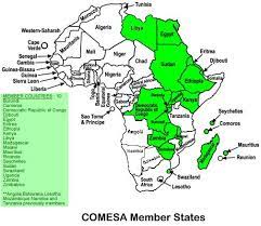 Comesa Common Market For Eastern And Southern Africa Southern Africa Africa Map Africa