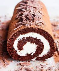 Chocolate And Marshmallow Fluff Roll Cake By Thesweetandsimplekitchen Quick Easy Recipe The Feedfeed Recipe Chocolate Roll Cake Roll Cake Jelly Roll Cake