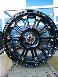 20 Inch Black 8 Lug Wheels Kmc Wheels Used 20 Inch Black Rims Xd Hoss Truck Wheels Truck Accessories Ford Wheel