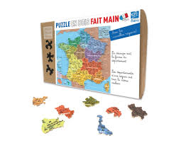 Décret de la division de la france en départements et liste des départements français par ailleurs, le numéro du département est automatiquement accompagné du logo de la région dont. Puzzle En Bois 100 Pieces Carte Departements France Vente Jouet Enfant