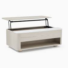 Get 5% in rewards with club o! Buy Online Panorama Pop Up Storage Coffee Table Feather Gray Marble Now West Elm Uae