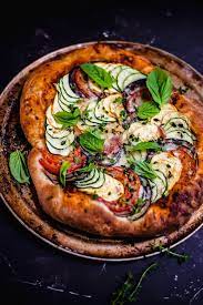 End Of Summer Ratatouille Pizza With Zucchini And Eggplant Recipes French Vegetarian Recipes Ratatouille Recipe