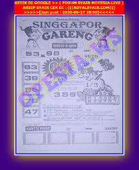 1 New Message Kode Syair Singapore 28 Juni 2020 Forum Syair Togel Hongkong Singapura Sydney
