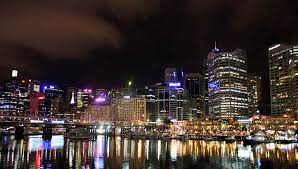 File Darling Harbor Sydney Night View Jpg Wikimedia Commons