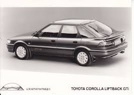 Toyota Corolla Liftback Gti Importers Photo Nl