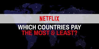 which countries pay the most and least for netflix