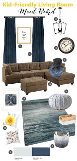 Created for use as occasional tables or extra seating, these comfy pieces allow parents to keep kid and pet toys tucked inside for easy access. Family Room Decorating Ideas Blue Living Room Makeover Sustain My Craft Habit