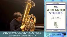 GIONANIDIS: 24 Advanced Studies for tuba | ✥No.10✥ | Alexander ...