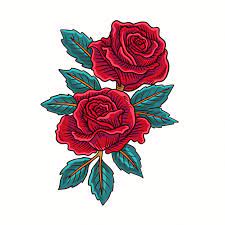 Vector De Flor Rosa Roja Vector Premium Flor Rosa Roja Dibujo De Rosa Como Dibujar Rosas