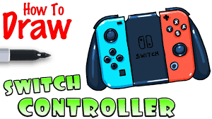 💕how to draw sonic the hedgehog: How To Draw The Nintendo Switch Controller Youtube