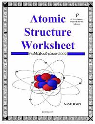 Electron, light and other stuff 12/8: Atomic Structure Worksheet Amped Up Learning