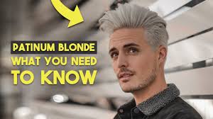 Colored or bleached hair is hair that's highly prone to breakage. Going Platinum Blonde What You Need To Know First Mens Hair 2020 Youtube