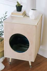 Diy Modern Plywood Kitty Litter Box Hunker Cat Litter Box Diy Cat Litter Box Diy Litter Box