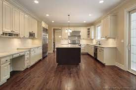 Combine this with a dark wood kitchen island and a butcher block. Best White Kitchen Ideas Photos Of Modern White Kitchen White Kitchen With Brown Hardwood Floors