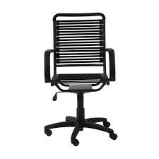 Euro Style Flat Bungie High Back Adjustable Office Chair With Arms Black Bungies With Graphi Black Office Chair Adjustable Office Chair High Back Office Chair
