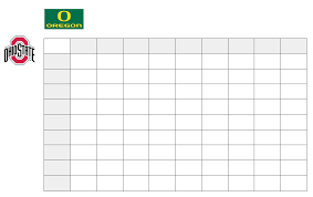 Print your football pools for free! Oregon Vs Ohio State College National Championship Football Squares Free Printable Savingadvice Com Blog