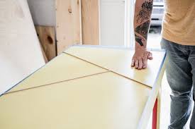 Diy Colorful Epoxy Topped Desk A Beautiful Mess Beautiful Mess Color Diy