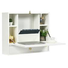 Use our handy filters to view folding desks from multiple retailers. Gymax Wall Mounted Folding Laptop Desk Hideaway Organizer Storage Space Saver W Drawer Walmart Com Walmart Com
