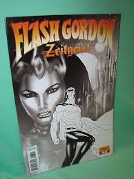Flash Gordon Zeitgeist #3 Paul Renaud Black & White Variant Comic Dynamite  VF