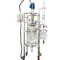 Reaktor 50L Lab Pyrex Ganda Kaca Reaktor dengan Pompa Vakum
