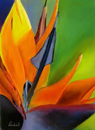 Painting Oil Painting Bird Of Paradise Flower Bird Of Paradise Close Up Birds Of Paradise Flower Birds Of Paradise Paradise Flowers