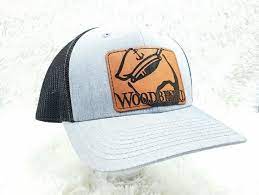 Custom Logo Patch Hat Your Logo Or Design On A Hat Custom Etsy In 2021 Leather Patches Custom Patches Custom Hats