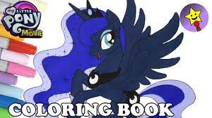 Your little princesses might already have many of the toys and merchandising goods of the franchise. Princess Luna Coloring Book Mlp My Little Pony The Movie Coloring Page Youtube
