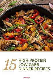 15 Delicious High Protein Low Carb Dinner Recipes Protein Dinner Recipes Low Carb Dinner Recipes High Protein Recipes Dinner