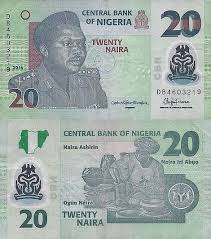 This is best done at a local bank because they will give you the most favorable. Nigeria 20 Naira 2016 Currency Design Bank Notes Paper Currency
