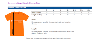 Jerzees Pullover Hoodie Size Chart What Pumpkin