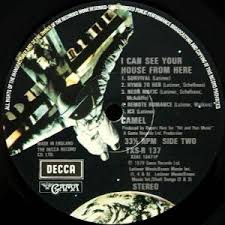 Tempered with a bit a humor via the album title. I Can See Your House From Here Lp 1979 Von Camel