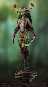 Artstation Mira The Wood Elf Assassin Agelos Apostolopoulos Wood Elf Warhammer Wood Elves Elf Characters