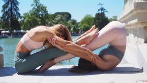 Browse our illustrated yoga pose library, with a collection of seated and standing poses, beginner poses, advanced poses and twists. Seven Yoga Stretches With Best Friend Partner Yoga Sequence