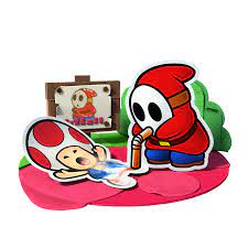 Toad And Slurp Guy Paper Mario Color Splash Paper Mario Paper Mario Color Splash Mario