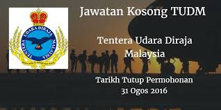 Tentera Udara Diraja Malaysia Jawatan Kosong Tudm 31 Ogos 2016 Malaysia 3 1 Convenience Store Products