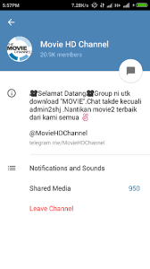 More than 50,000 groups from all around the world. Telegram Movie Channel All About Android