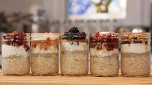 5 More Overnight Oatmeal Recipes Overnight Oatmeal Recipes Meals In A Jar Overnight Oatmeal