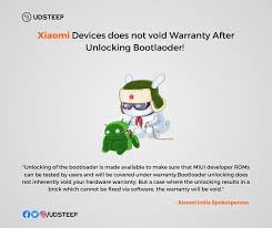 The only exception were nexus devices so far, as google considers them as developer reference hardware. Udsteep Xiaomi Devices Does Not Void Warranty After Facebook