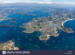 France Morbihan Arzon Pointe De Kerpenhir Gulf Of Morbihan Mouth Port Navalo Arzon And Le Crouesty Marina Aerial View Stock Ph Aerial View Photo Aerial