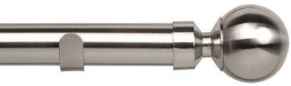 Check spelling or type a new query. Speedy Rome 28mm Eyelet Curtain Pole In Satin Silver With Ball Finials Just Poles