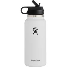 32oz Wide Mouth Water Bottle With Straw Lid 2 0 In 2020 Wide Mouth Water Bottle Hydroflask Water Bottle