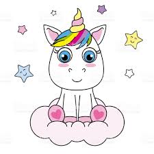 Unicornio De Dibujos Animados Lindo Sentado En Una Nube Ilustracion De Unicornio D Ilustracion De Unicornio Dibujos Animados De Unicornio Dibujos De Unicornios Imágenes animadas y dibujos kawaii para colorear fáciles. unicornio de dibujos animados lindo