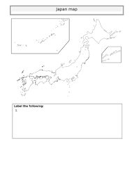 It is surrounded by water bodies like the sea of japan from the west, the sea of okhotsk in the northwest, the philippine sea in the southwest, east china sea in the south. Japan Blank Map Teaching Resources