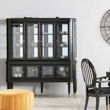 You can present your work experience in a variety of ways. Schwarz 4 Door Curio Cabinet Black Engineered Wood